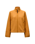 Womens Off-Race Boiled Wool Jacket - Ochre
