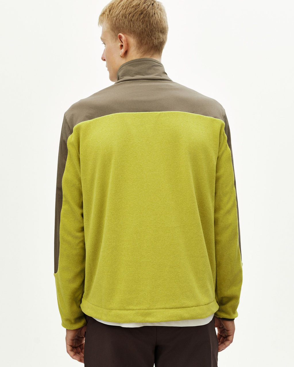 Off-Race Light Fleece Half-Zip - Moss Green