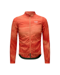 Mechanism Stow Away Jacket - AOP Hibiscus Orange