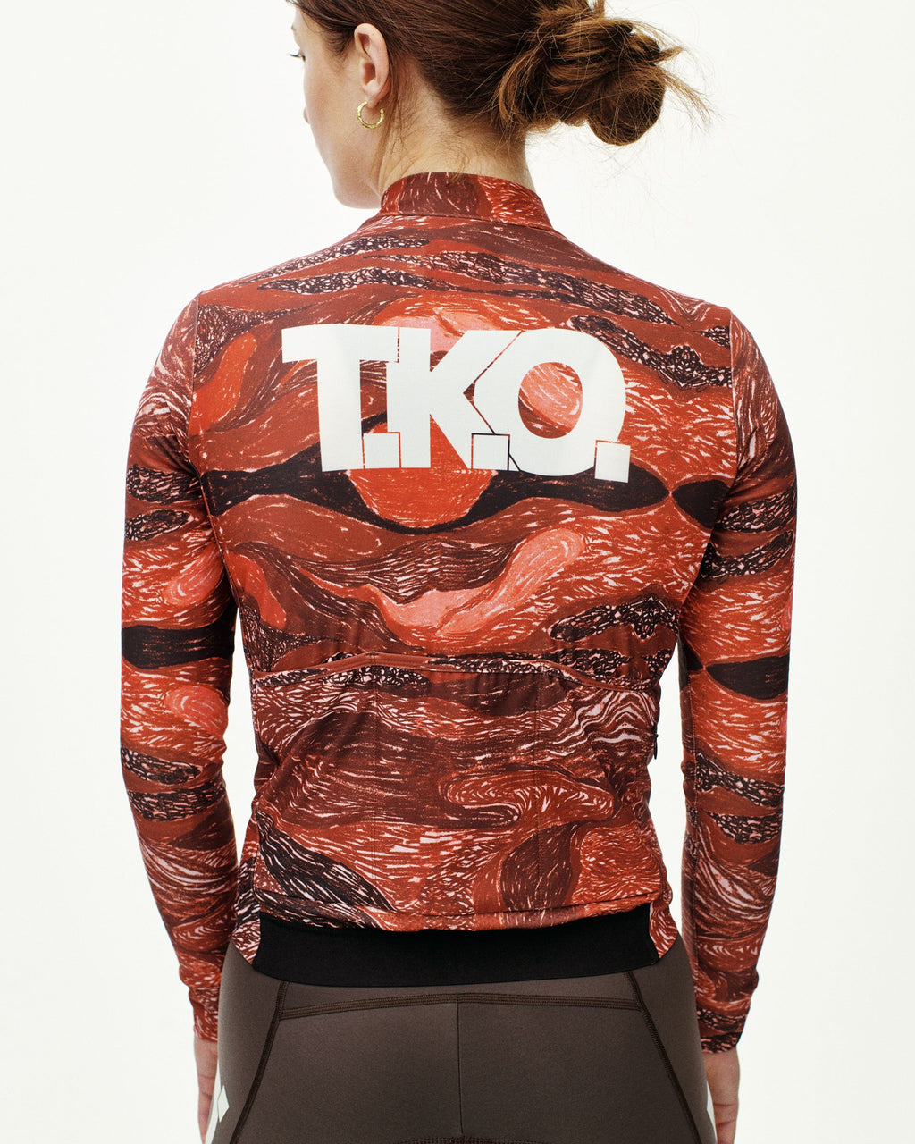 T.K.O. Women's Mechanism Long Sleeve Jersey - T.K.O. Red