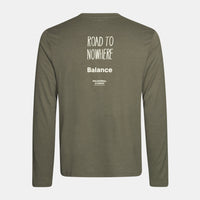 Pas Normal Studios Balance Long Sleeve T-shirt - Olive Grey