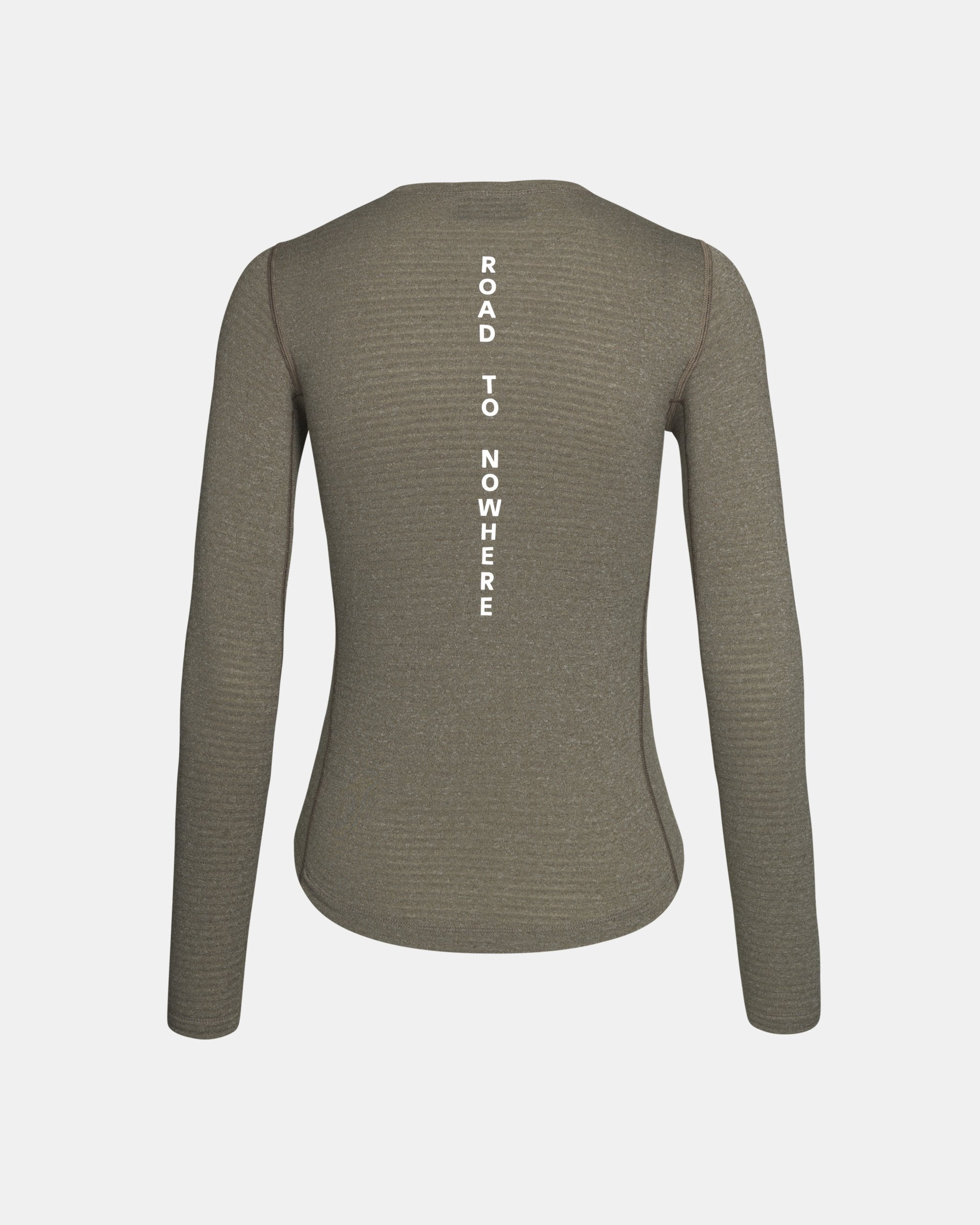 Pas Normal Studios Women's Thermal Long Sleeve Base Layer - Dark Stone