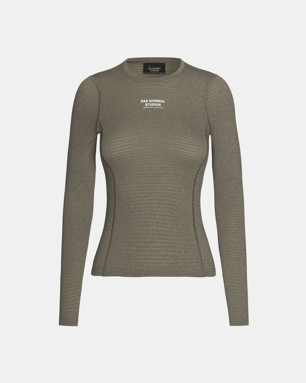 Pas Normal Studios Women's Thermal Long Sleeve Base Layer - Dark Stone
