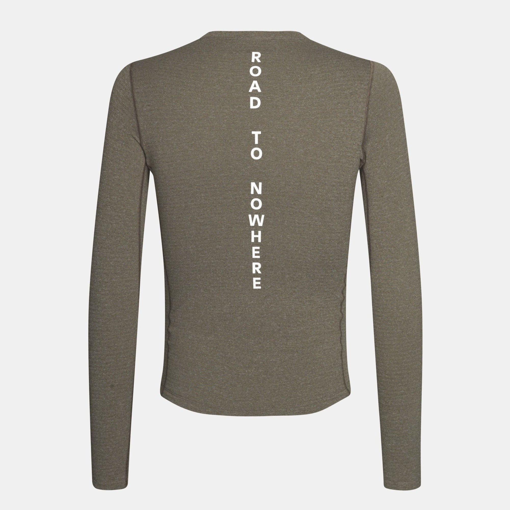 Pas Normal Studios Thermal langærmet baselayer til mænd - Dark Stone