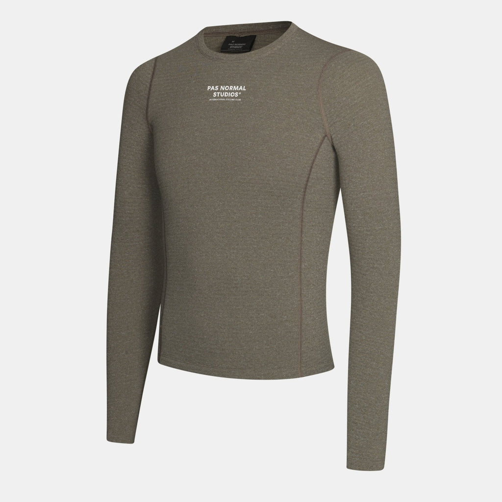 Pas Normal Studios Thermal langærmet baselayer til mænd - Dark Stone