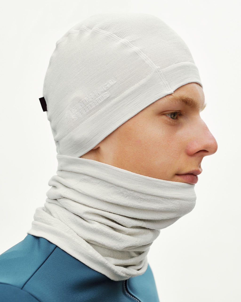 Logo Merino Knit Beanie - Misty Grey