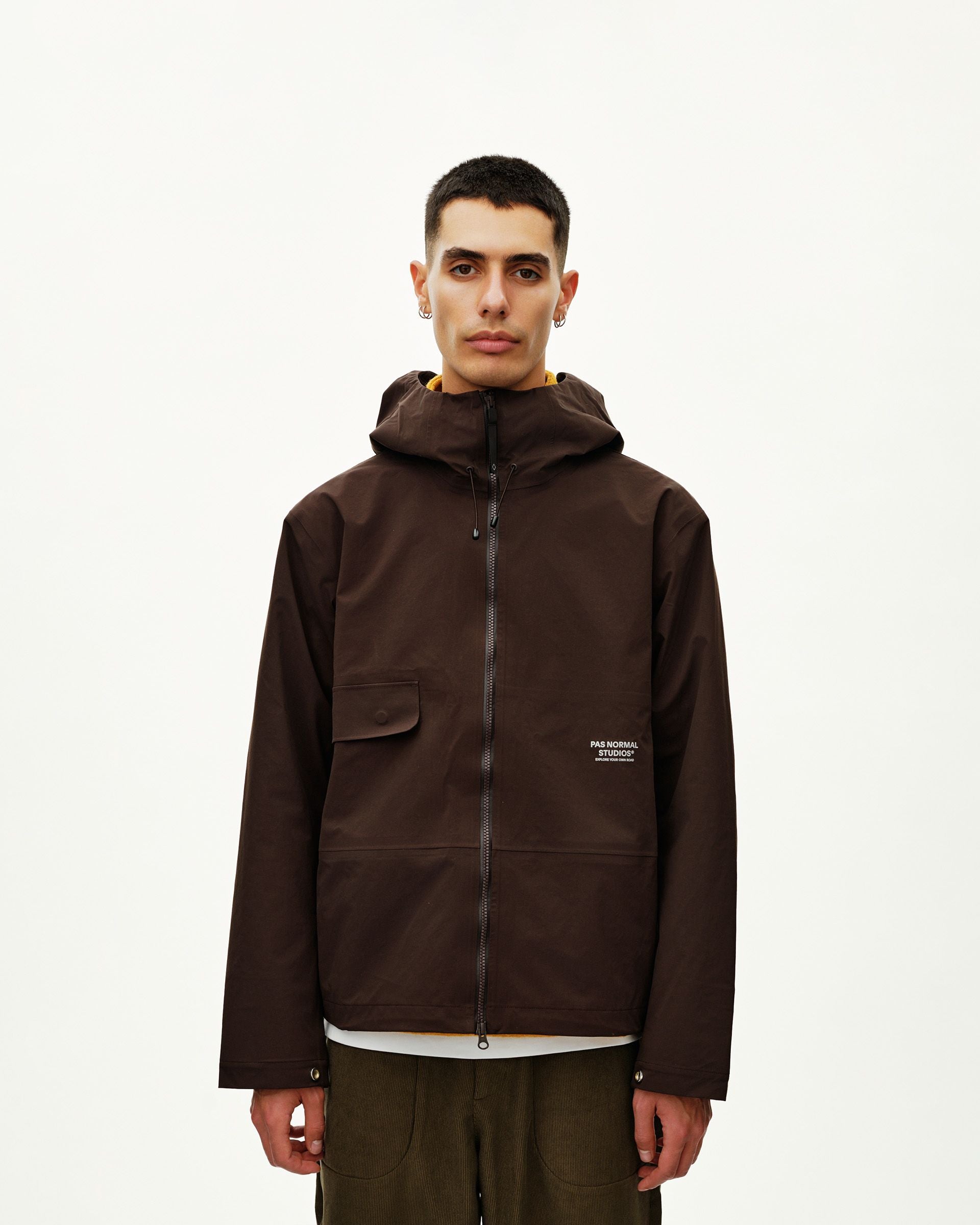 Off-Race 3L Shell Jacket - Dark Coffee