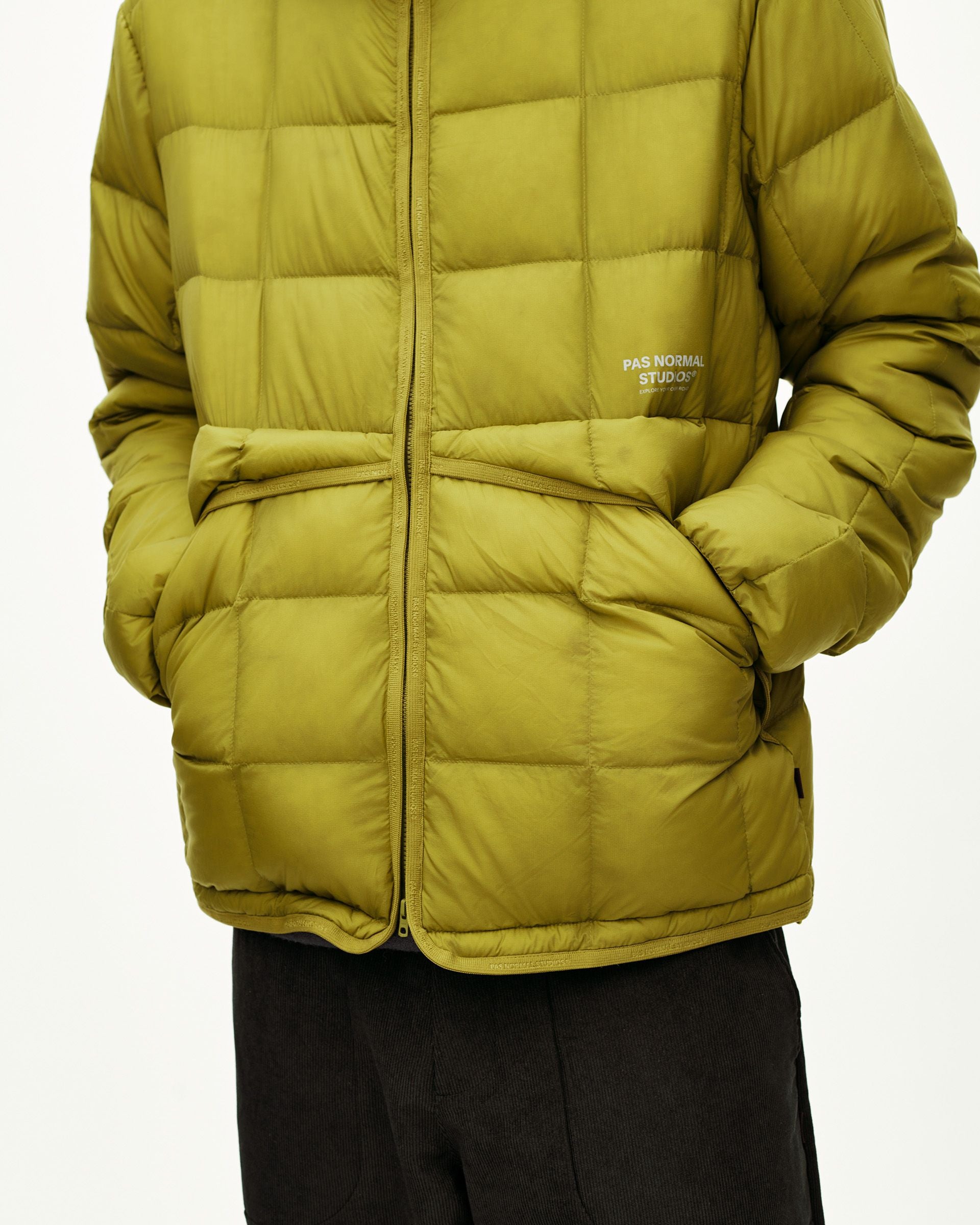Off-Race Down Liner Jacket - Dark Lime