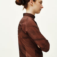 Women´s Mechanism Stow Away Jacket - AOP Light brown
