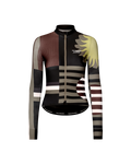 Women's Mechanism Long Sleeve Jersey - AOP International Dark Olive