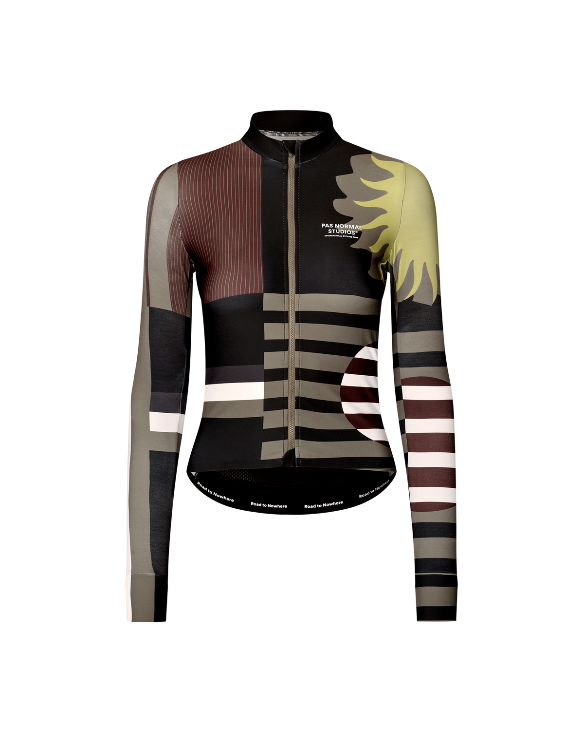 Women's Mechanism Long Sleeve Jersey - AOP International Dark Olive