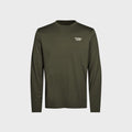 Pas Normal Studios Balance langærmet T-shirt ND til mænd - Dark Olive