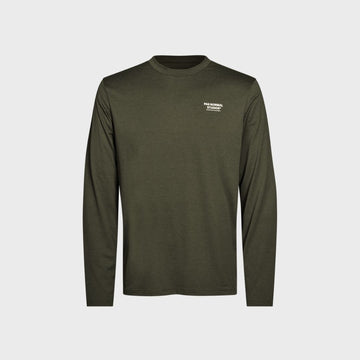 Pas Normal Studios Balance langærmet T-shirt ND til mænd - Dark Olive