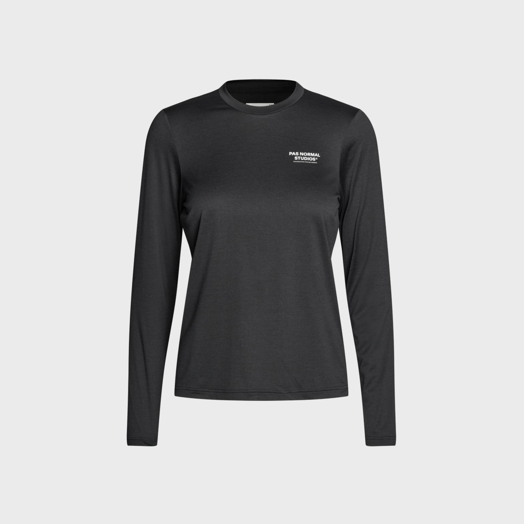 Pas Normal Studios Balance langærmet T-shirt til kvinder - Sort