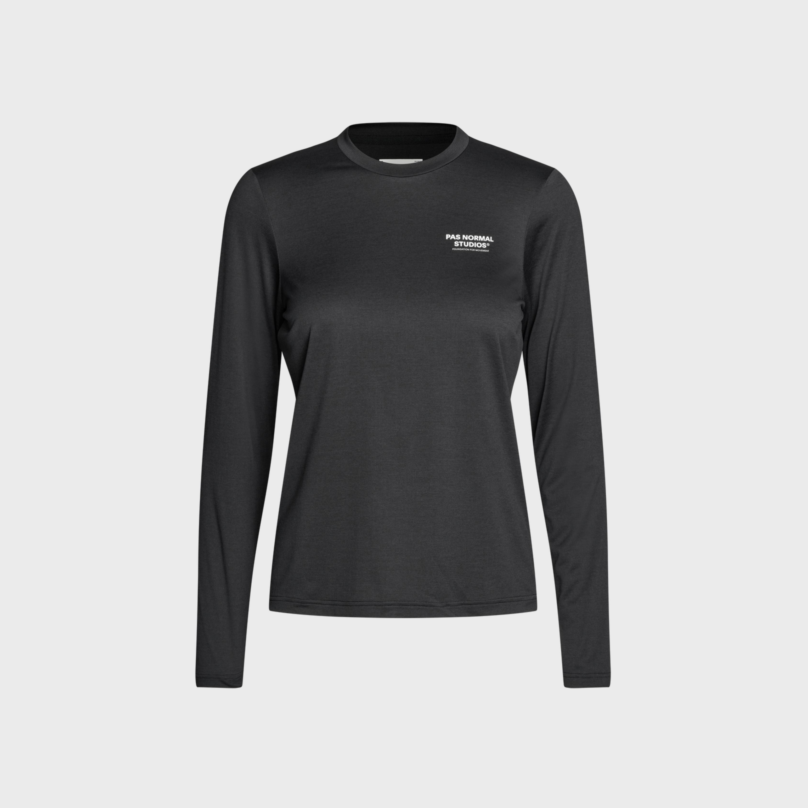 Pas Normal Studios Balance langærmet T-shirt til kvinder - Sort