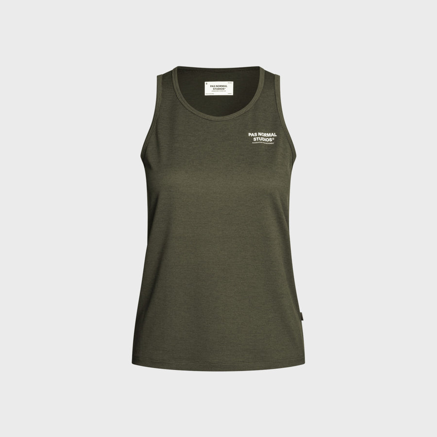 Pas Normal Studios Women's Balance Sleeveless Top ND - Dark Olive