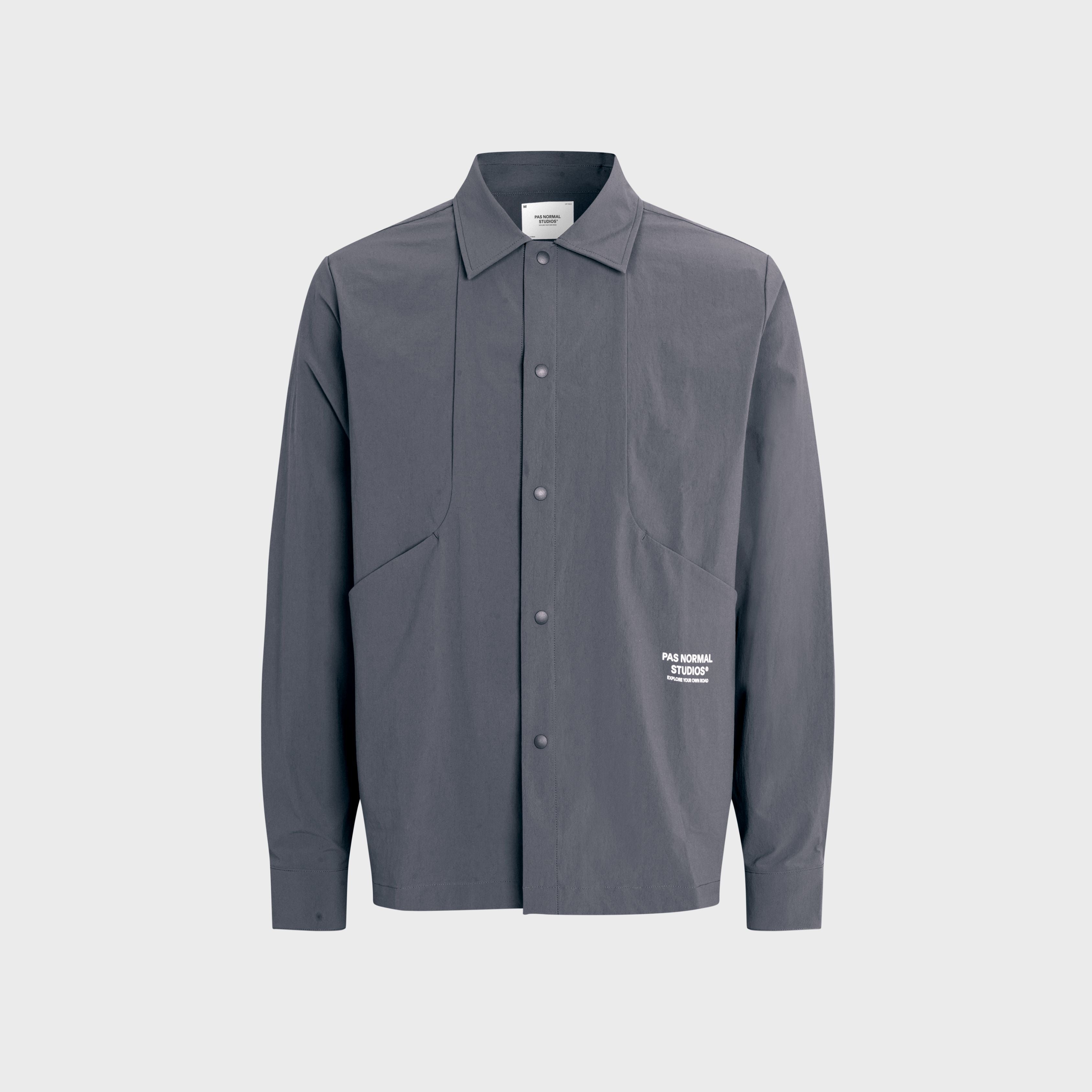Pas Normal Studios Off Race Tech Overshirt - Steel
