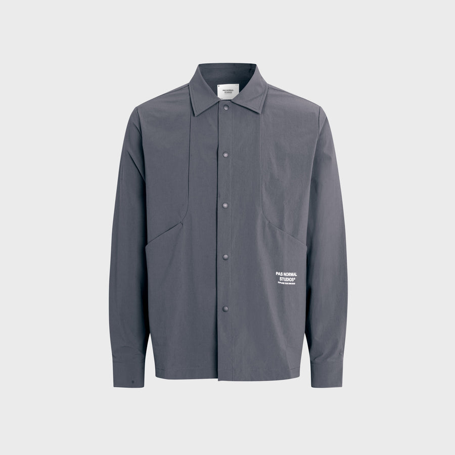 Pas Normal Studios Off Tech Overshirt - Steel