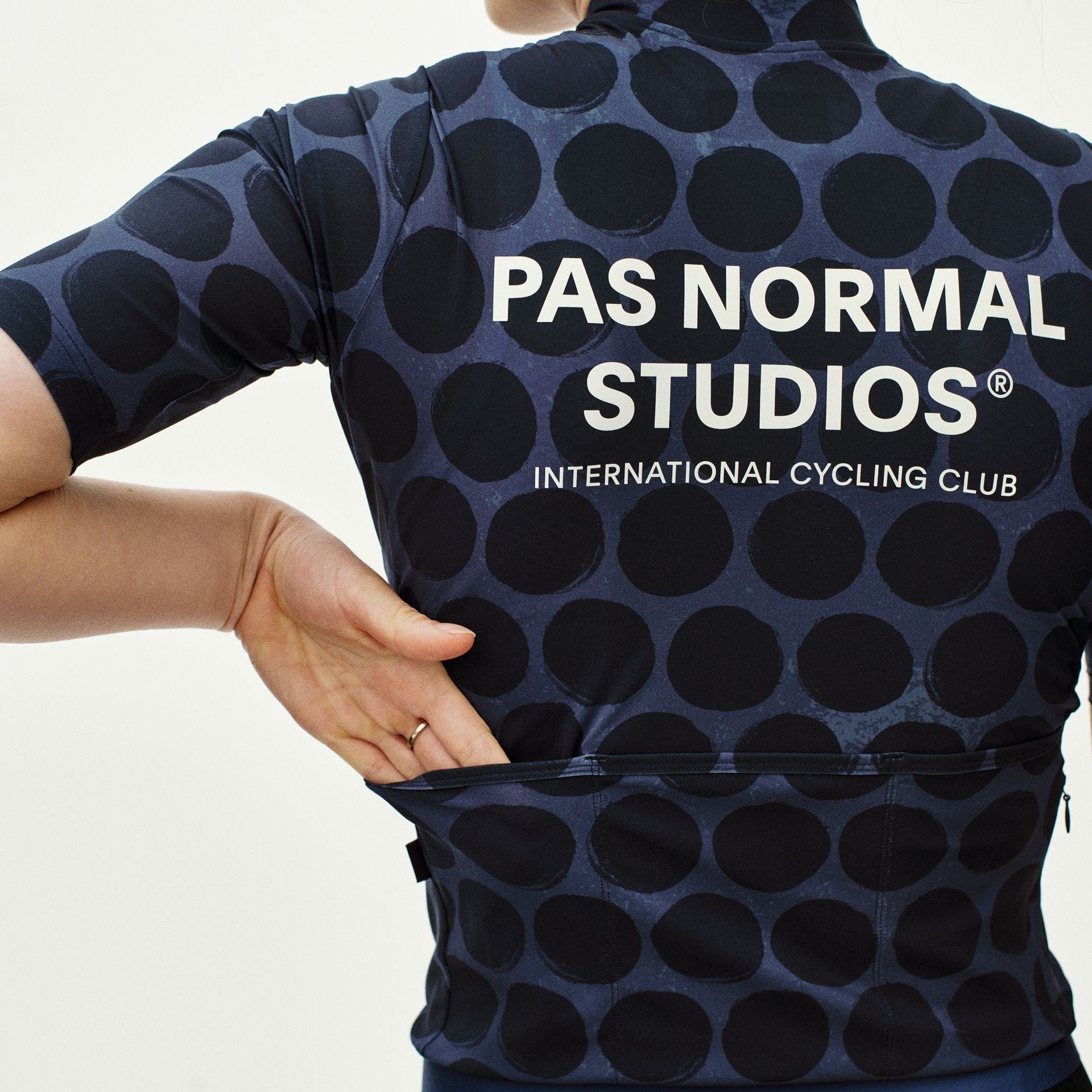 Women Essential Jersey - Dot Dark Navy