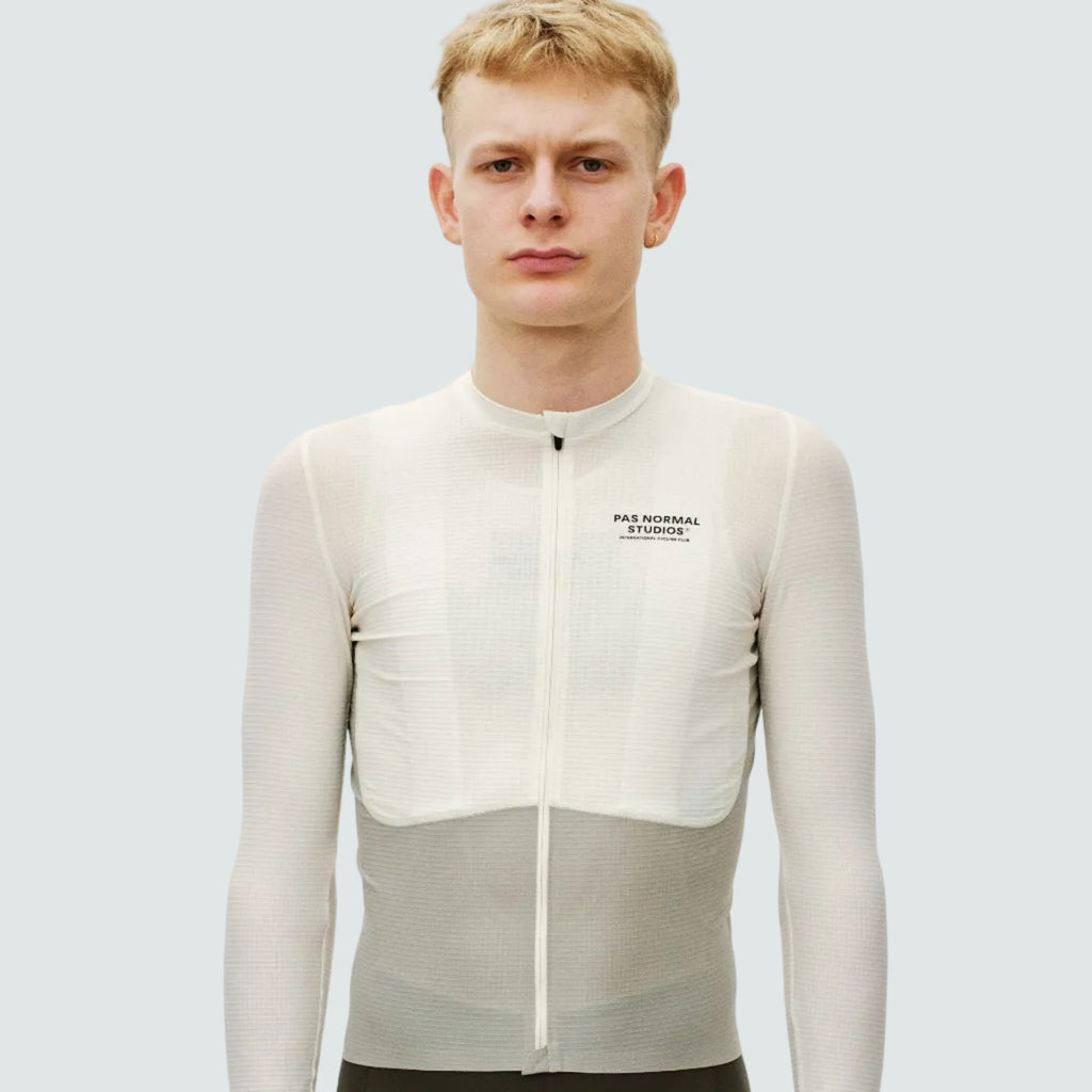 Mechanism Pro Long Sleeve Jersey - Off White / Light Grey