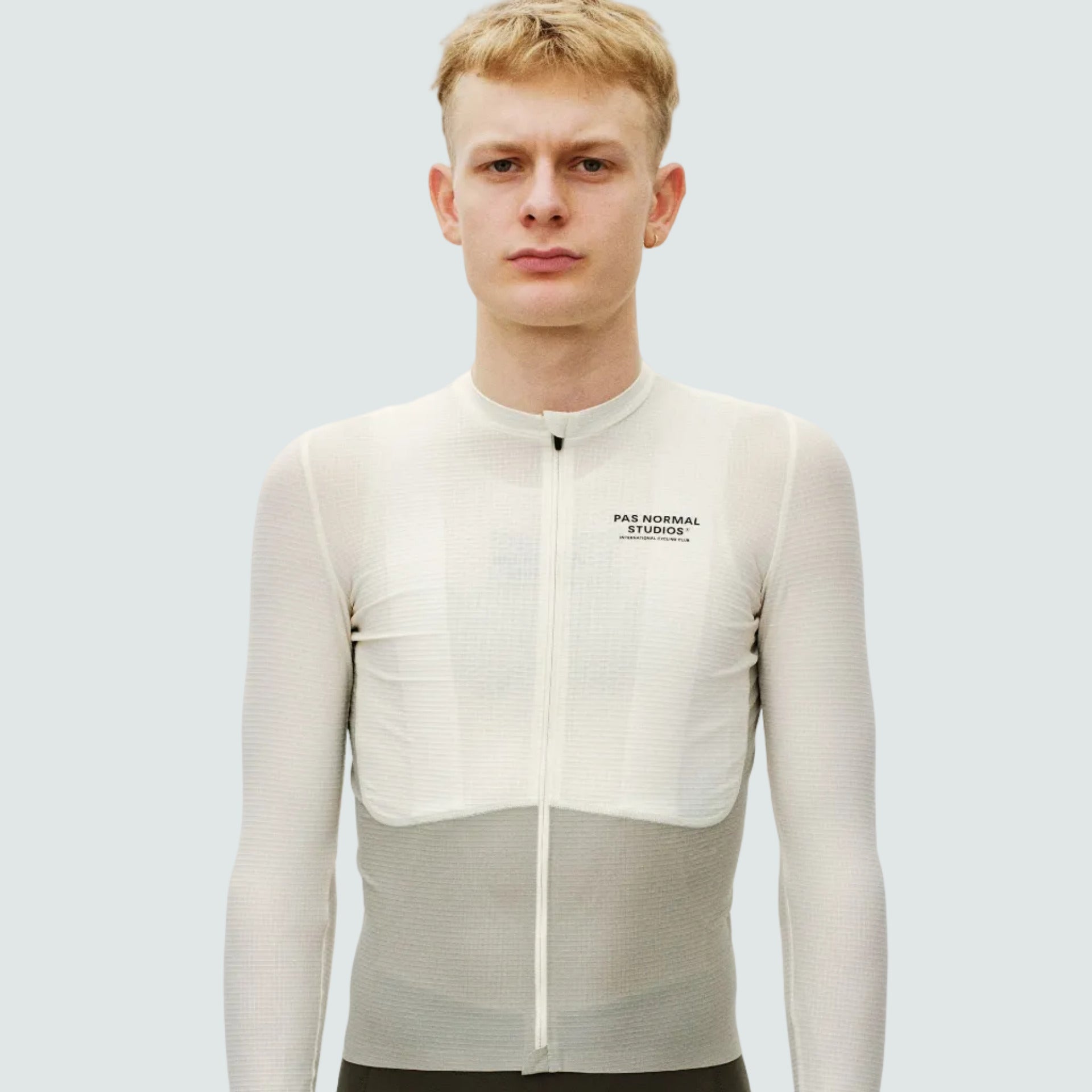 Mechanism Pro Long Sleeve Jersey - Off White / Light Grey