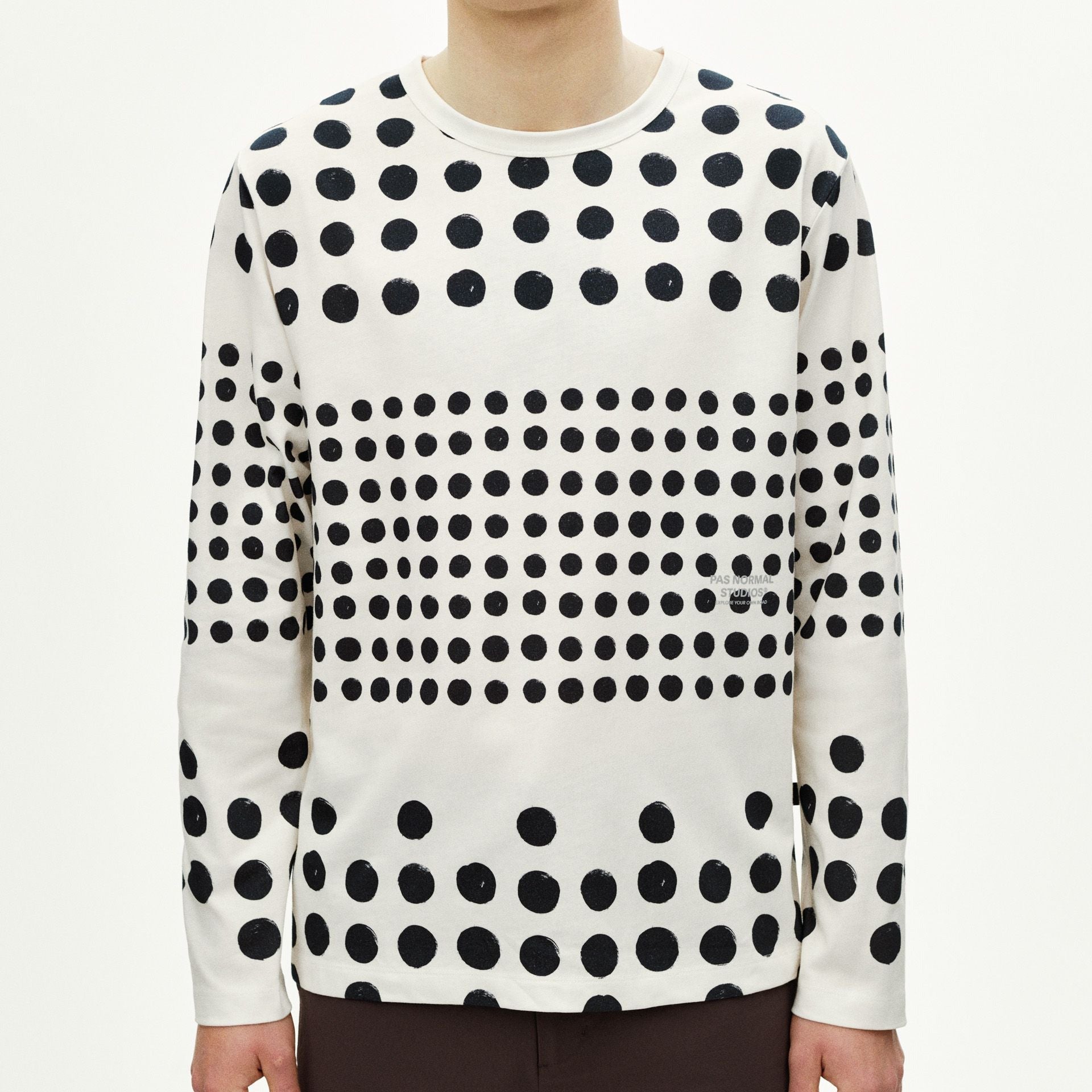 Off-Race Graphic Long Sleeve T-Shirt - Off White