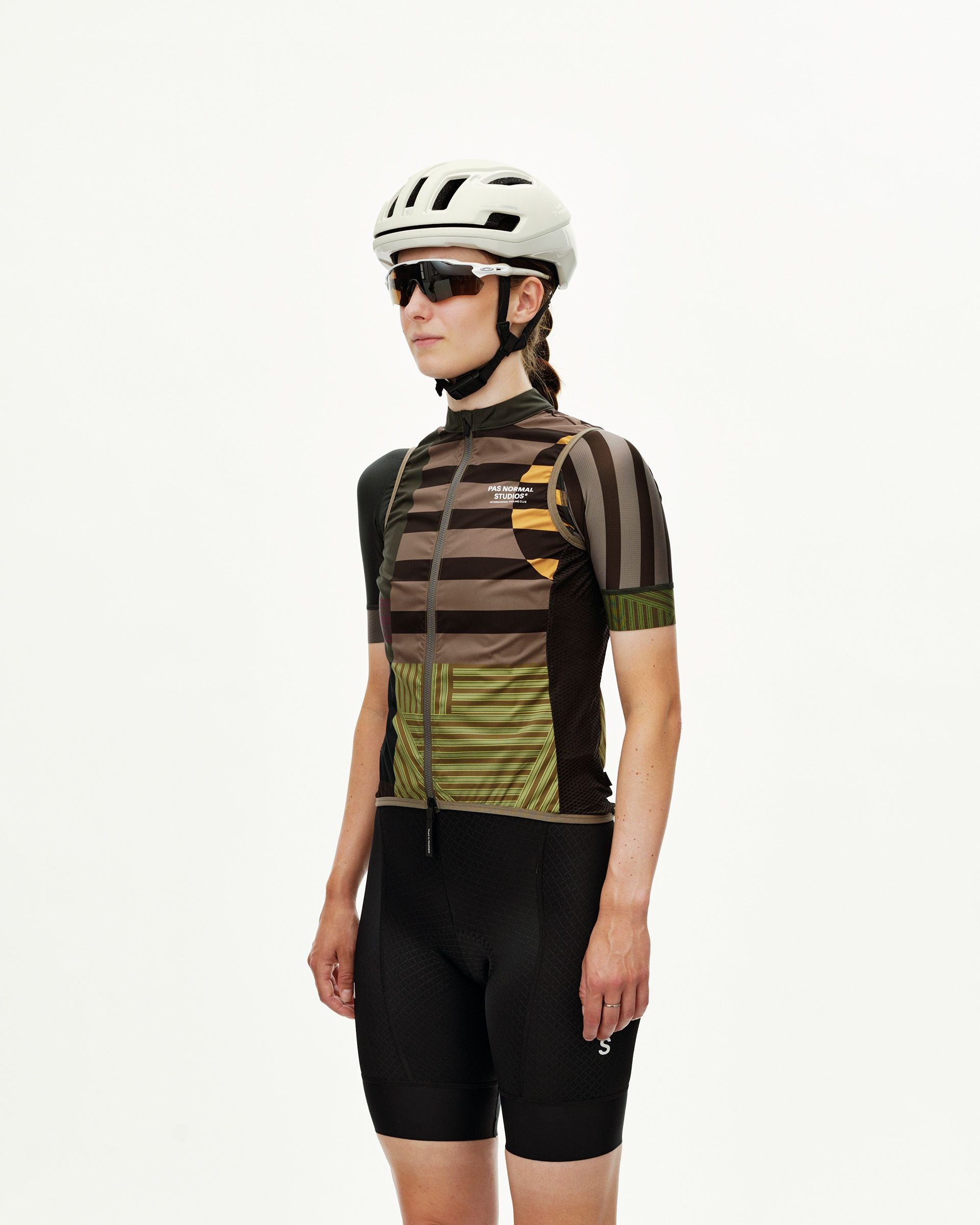 Women´s Mechanism Stow Away Gilet - AOP International Earth