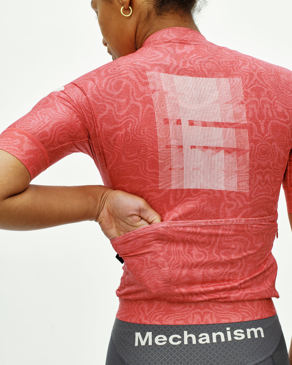 Women´s Mechanism Logo Jersey - AOP RTN Classic red