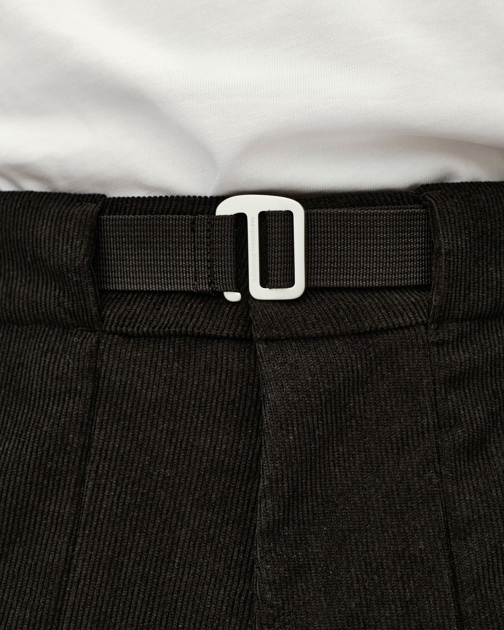 Off-Race Corduroy Pants - Black