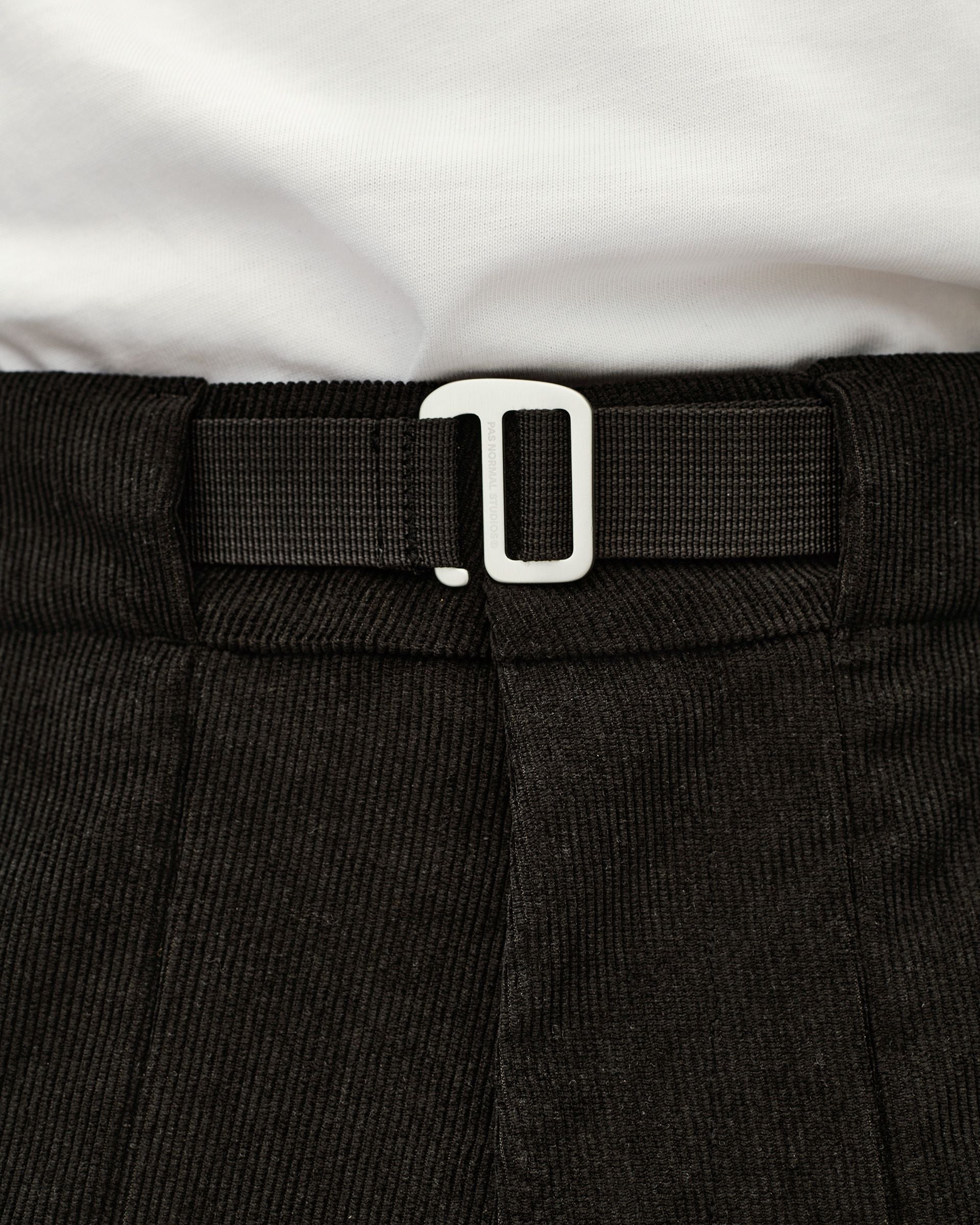 Off-Race Corduroy Pants - Black