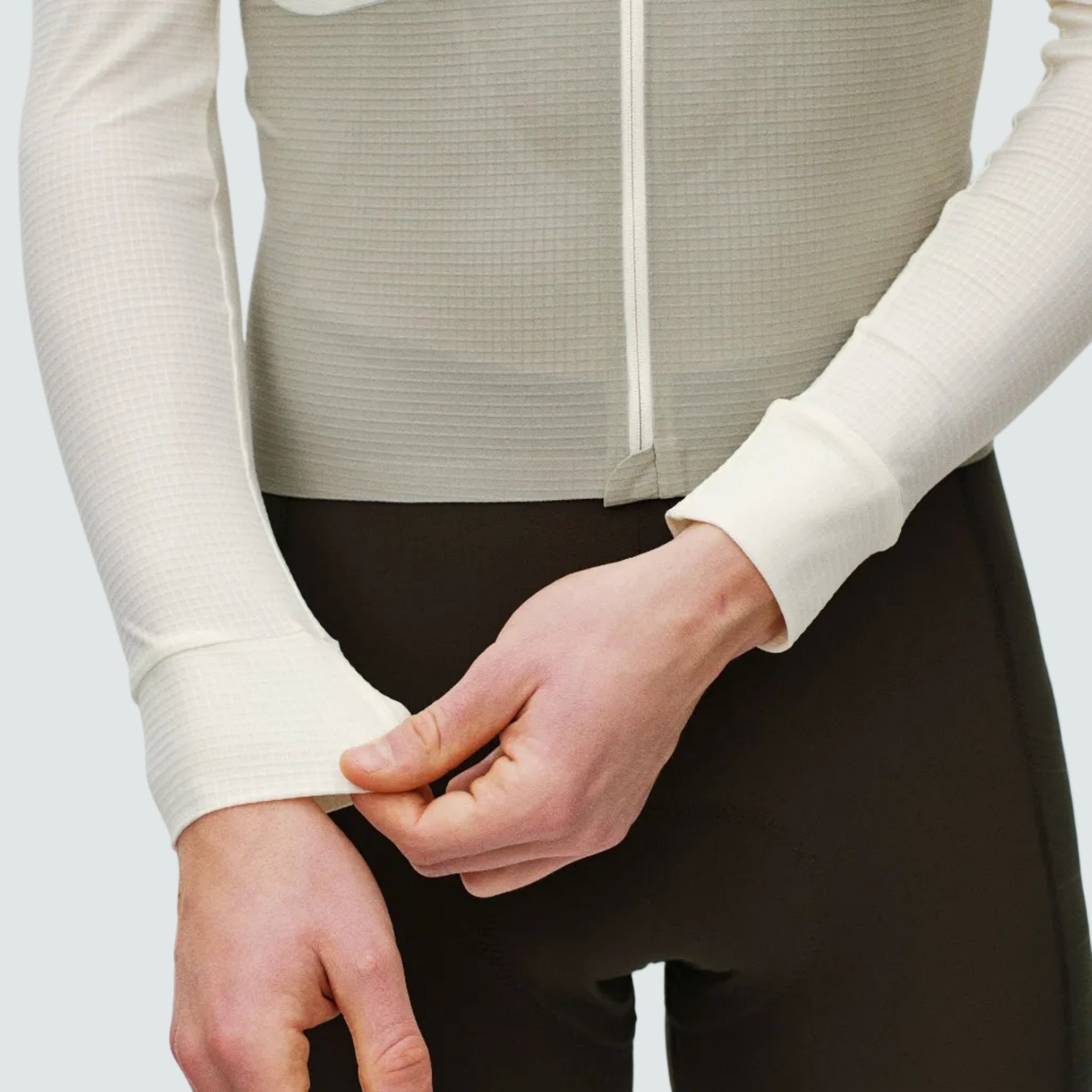 Mechanism Pro Long Sleeve Jersey - Off White / Light Grey