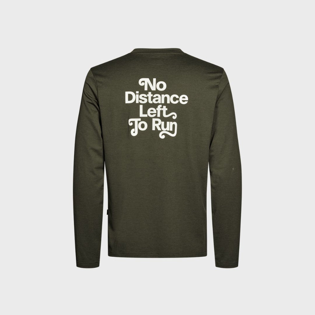 Pas Normal Studios Balance langærmet T-shirt ND til mænd - Dark Olive