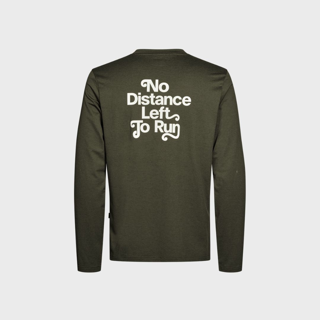 Pas Normal Studios Balance langærmet T-shirt ND til mænd - Dark Olive