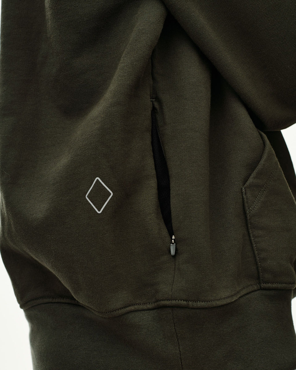 Off-Race Hoodie - Dark Olive