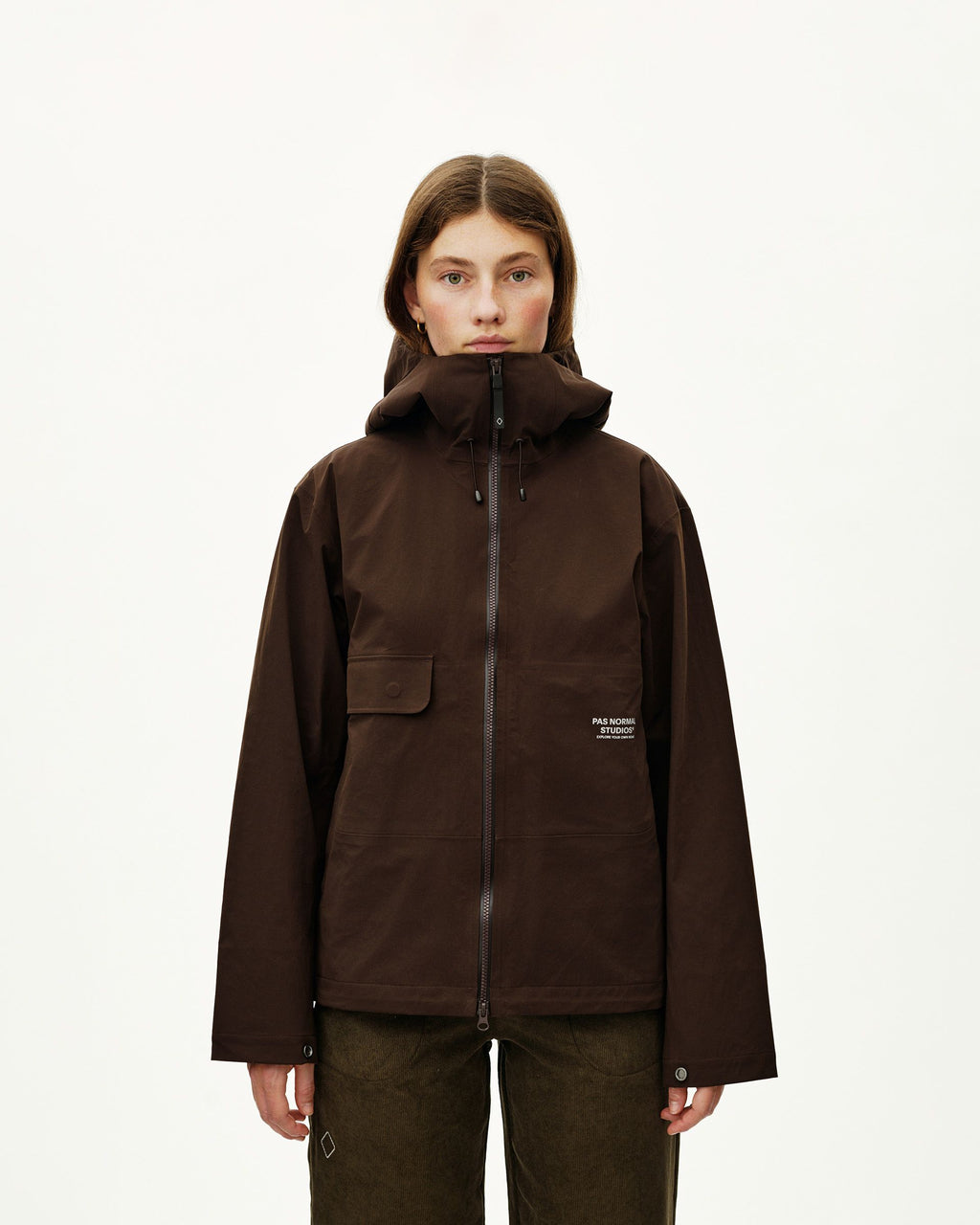 Off-Race 3L Shell Jacket - Dark Coffee