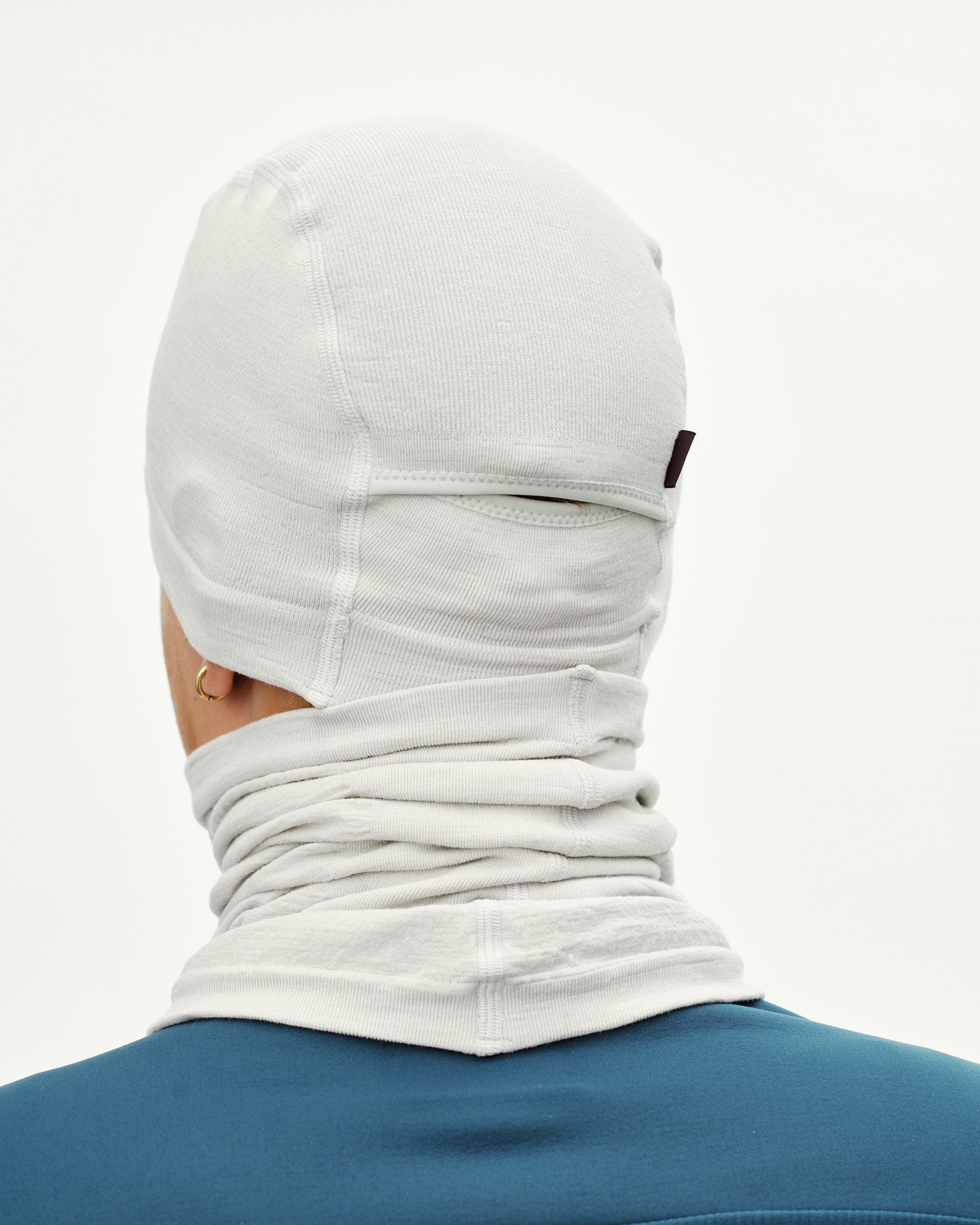 Logo Merino Knit Beanie - Misty Grey