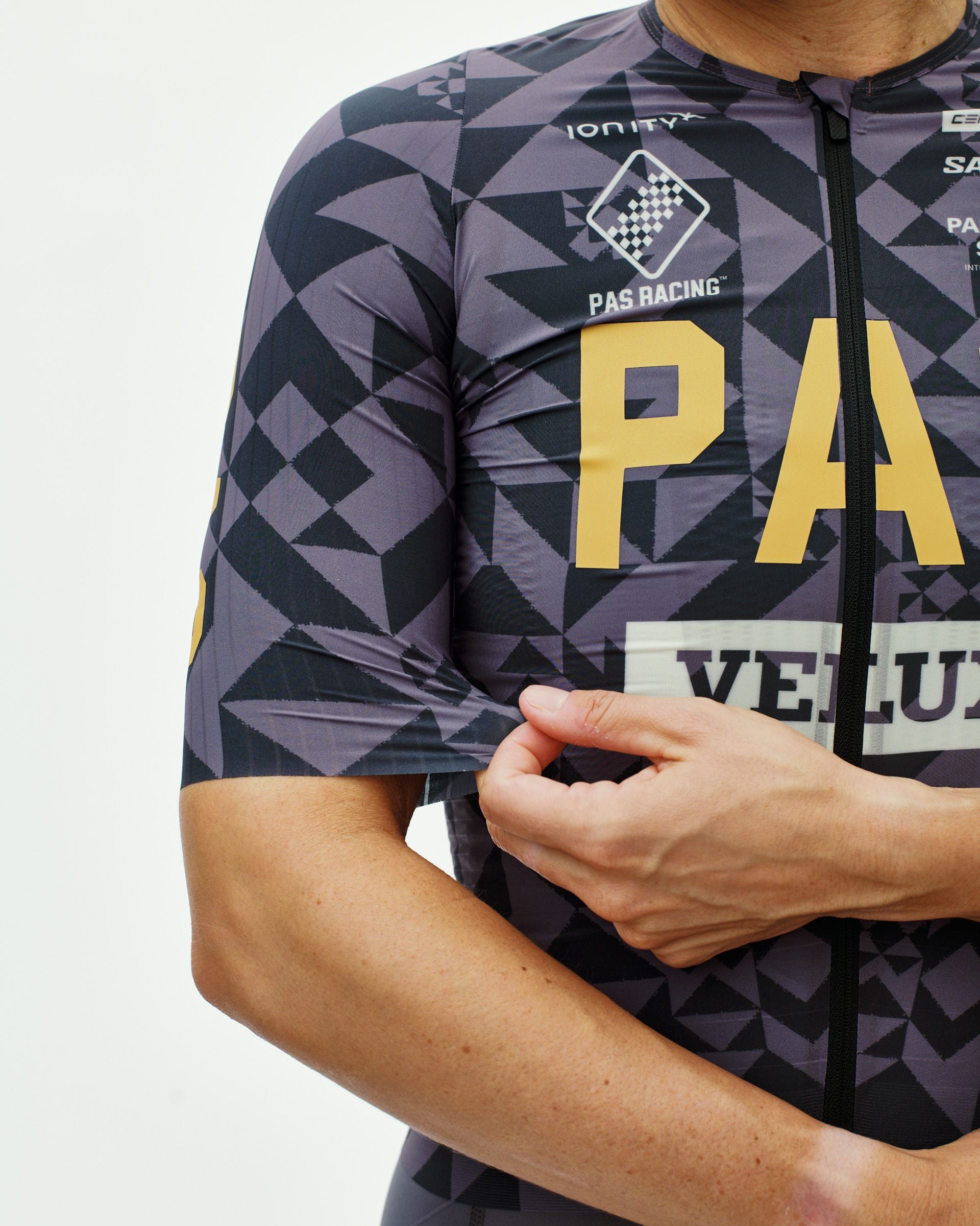 PAS Racing Women´s Mechanism Pro Jersey - AOP Origami Grey