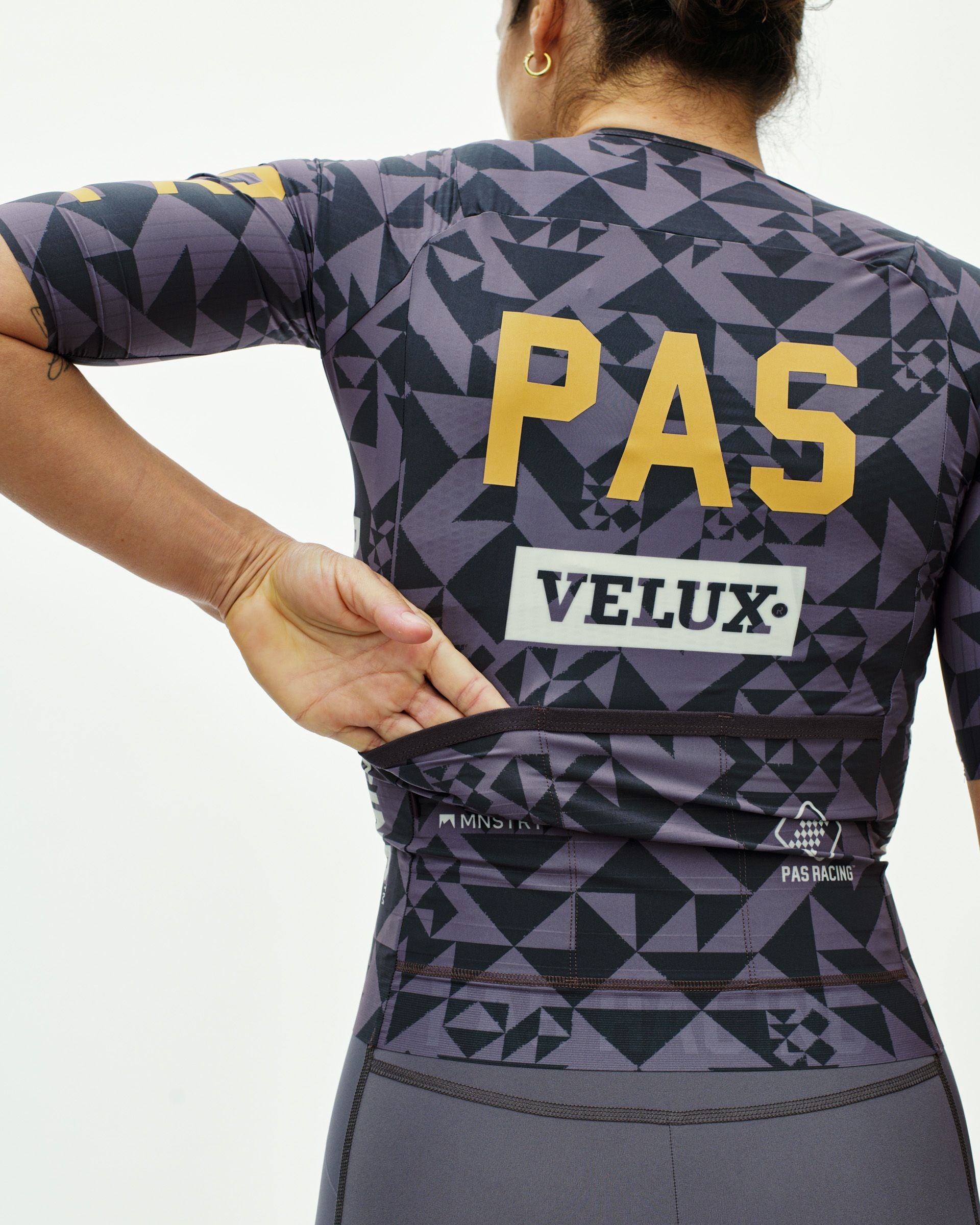 PAS Racing Women´s Mechanism Pro Jersey - AOP Origami Grey