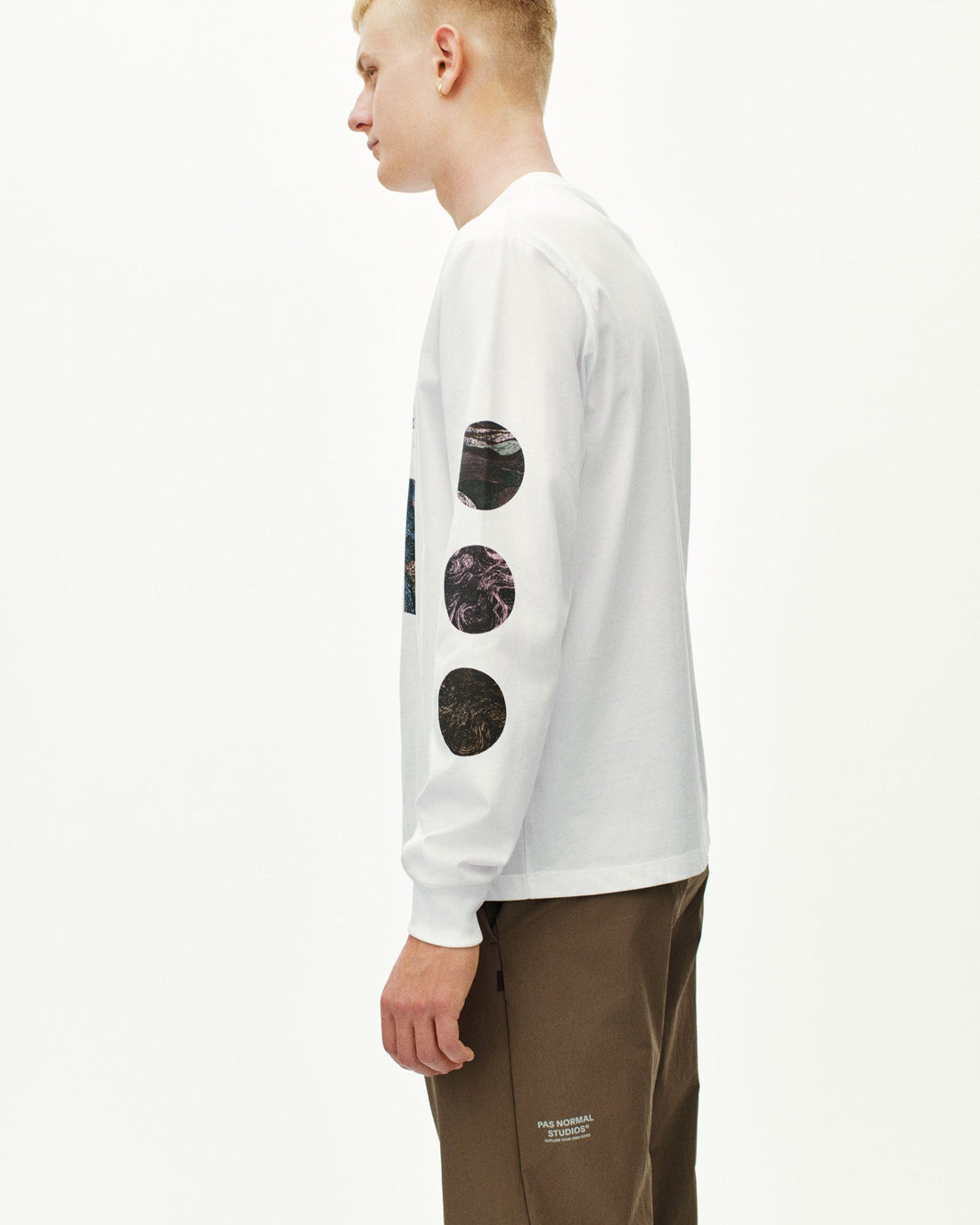 T.K.O. Off-Race Long Sleeve T-Shirt - White