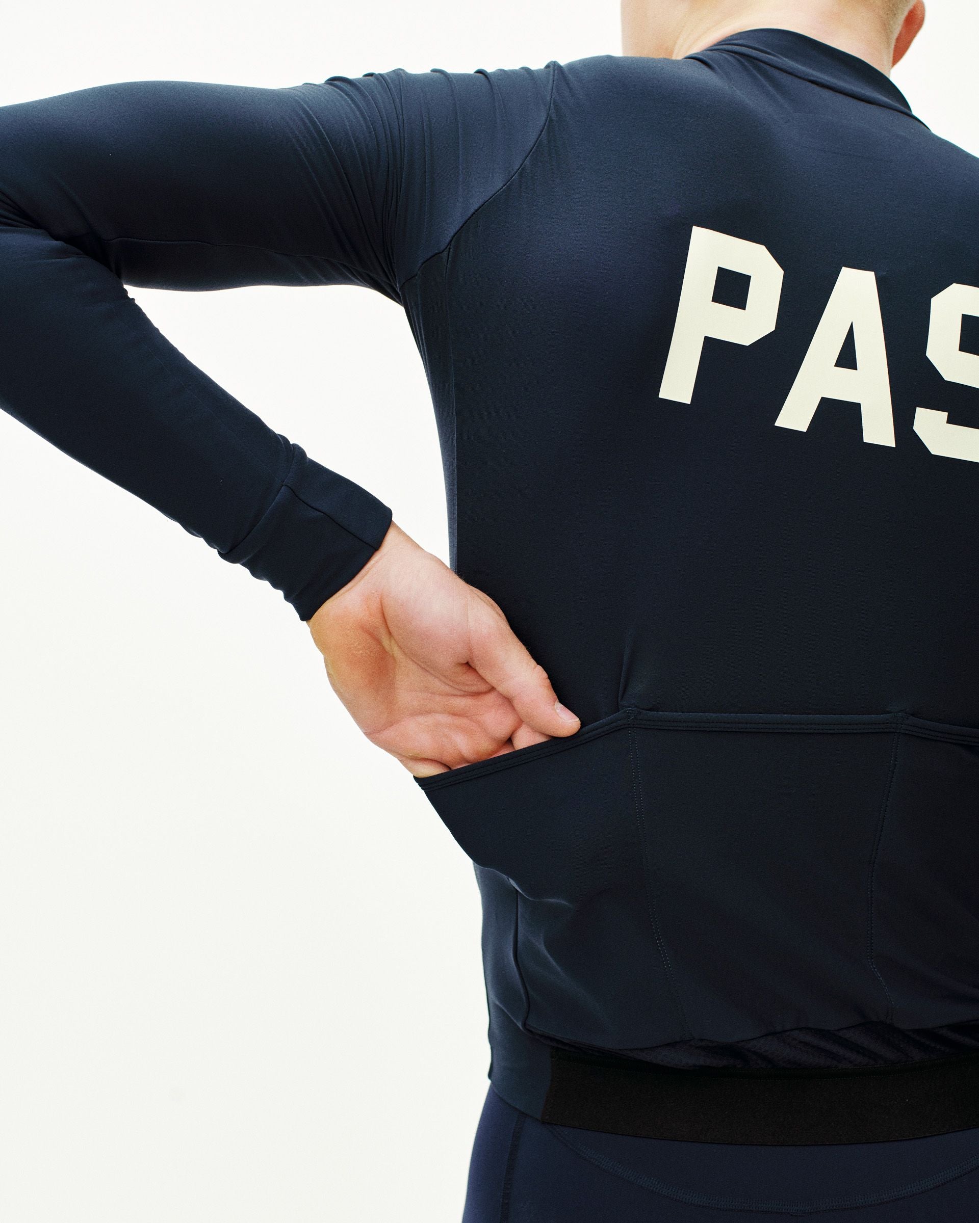PAS Men's Mechanism Long Sleeve Jersey - Navy