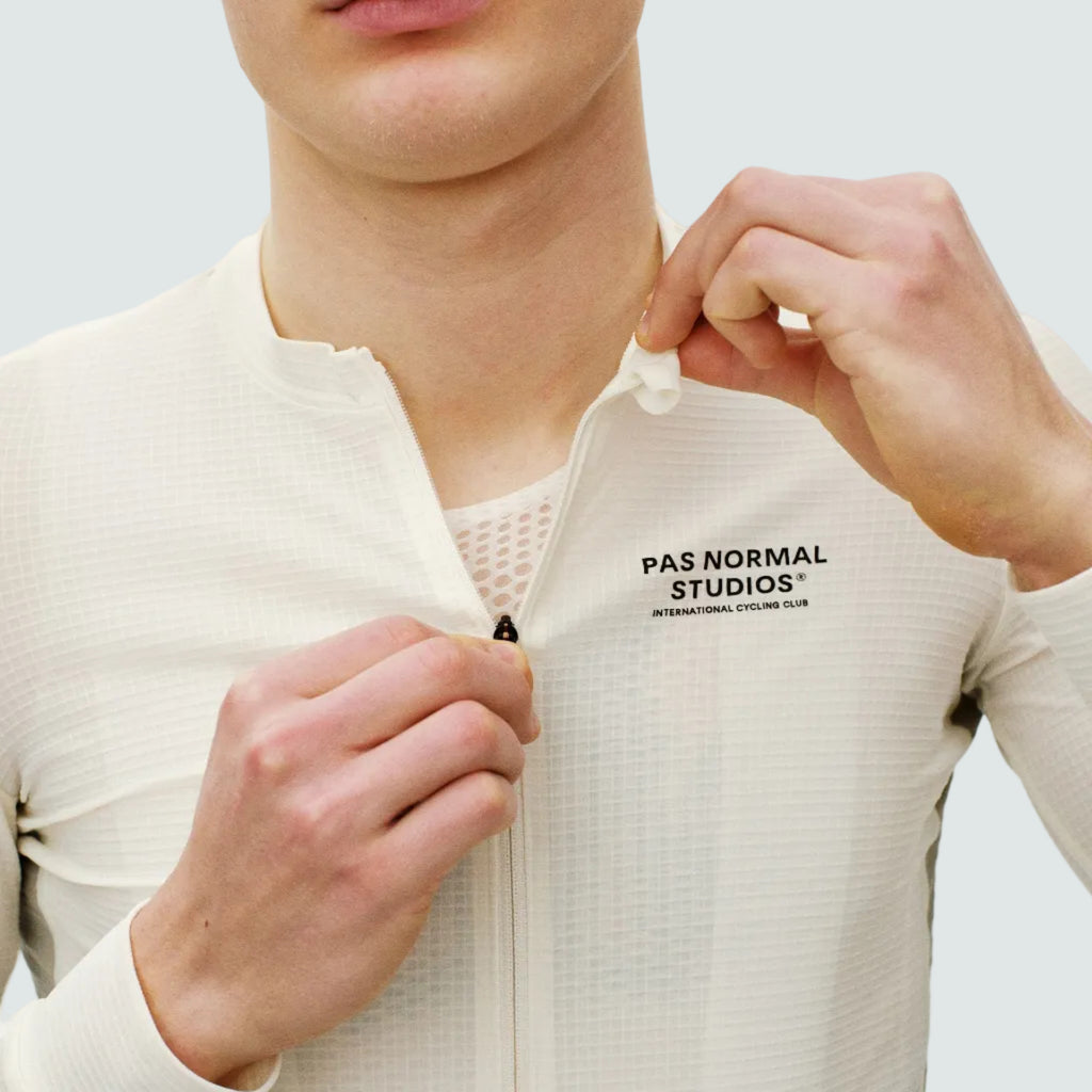 Mechanism Pro Long Sleeve Jersey - Off White / Light Grey