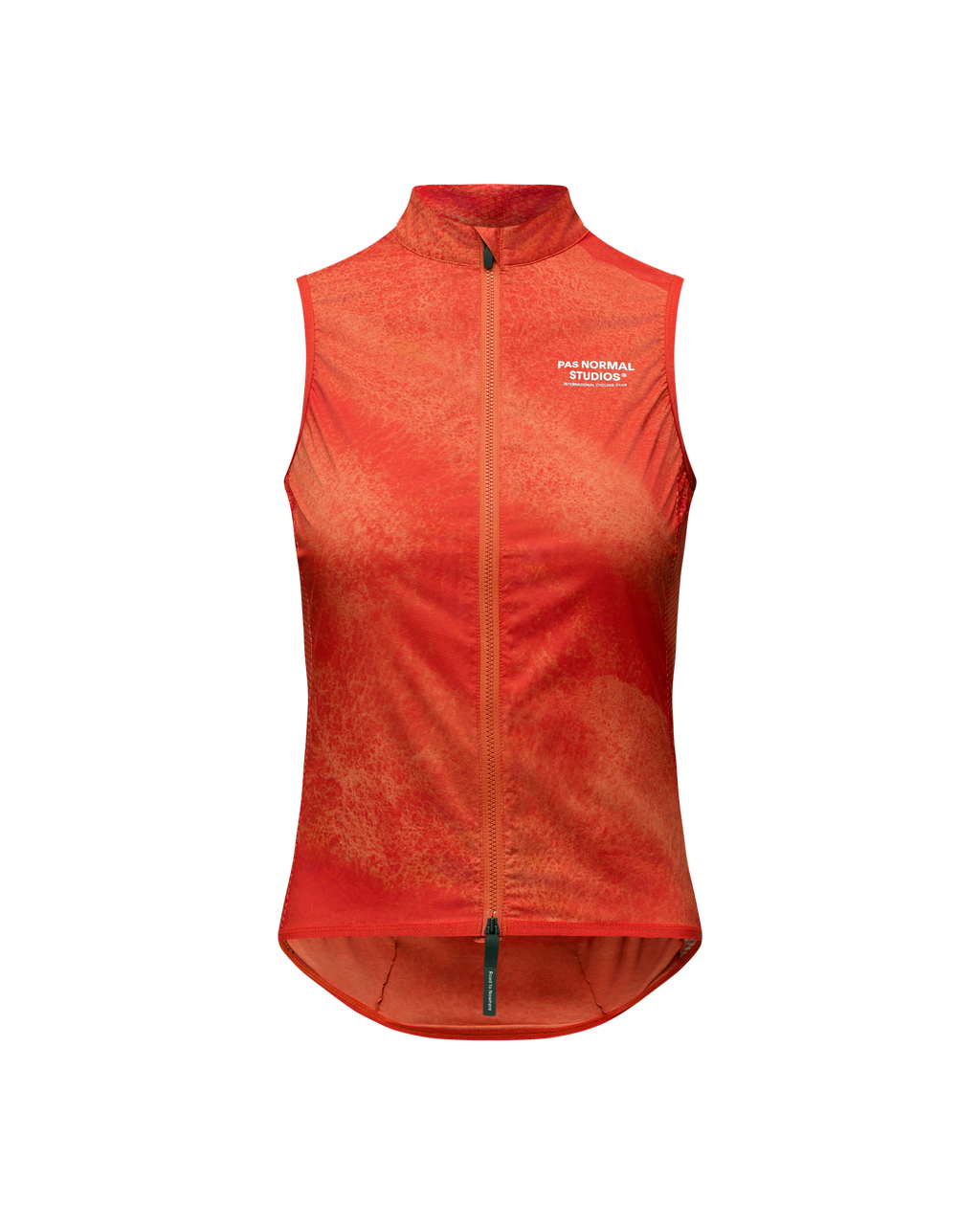 Womens Mechanism Stow Away Gilet - AOP Hibiscus Orange