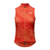 Womens Mechanism Stow Away Gilet - AOP Hibiscus Orange