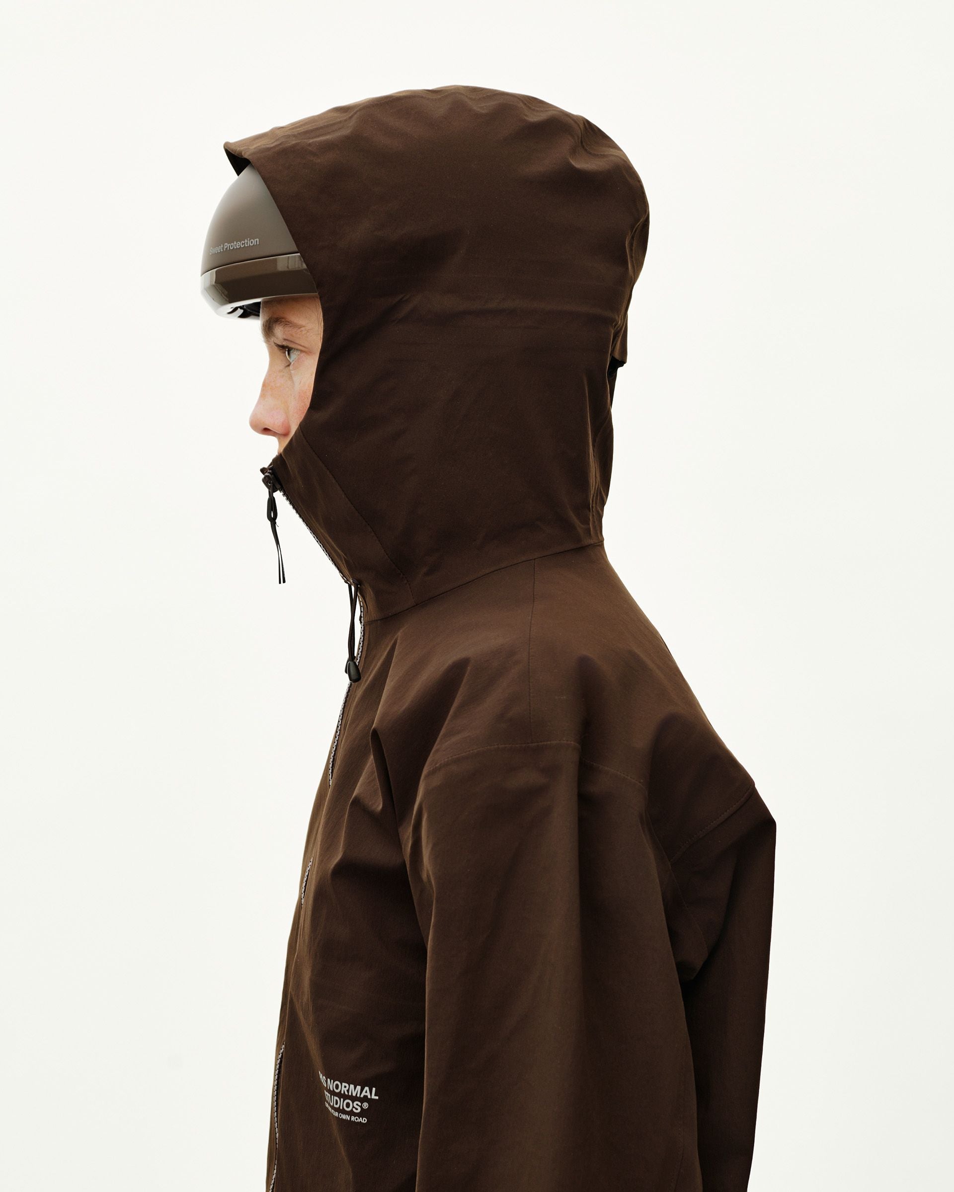Off-Race 3L Shell Jacket - Dark Coffee
