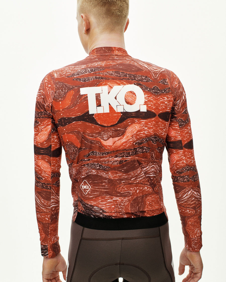 T.K.O. Woven Long Sleeve Jersey - T.K.O. Red