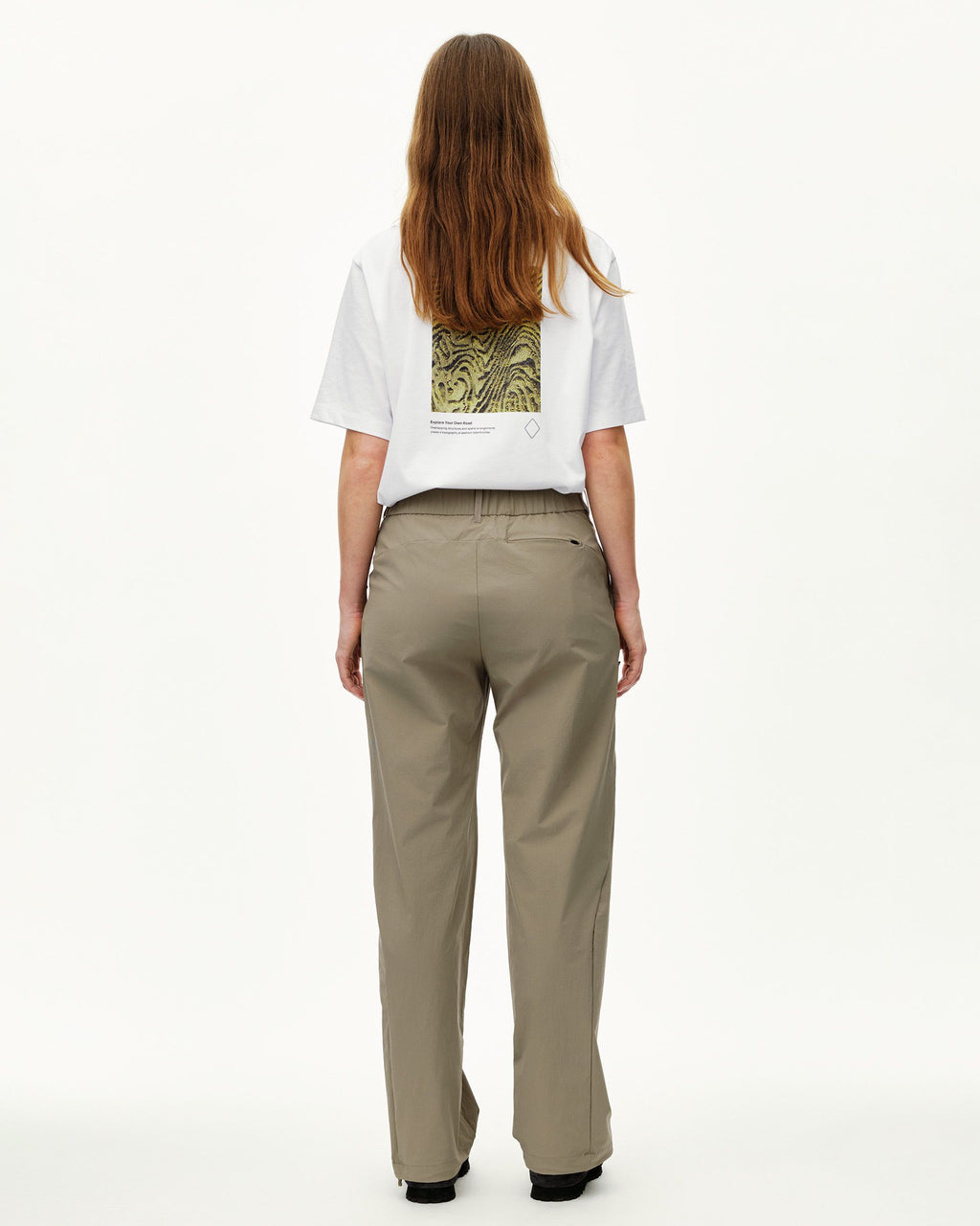 Womens Off-Race Tech Pants - Dusty Earth