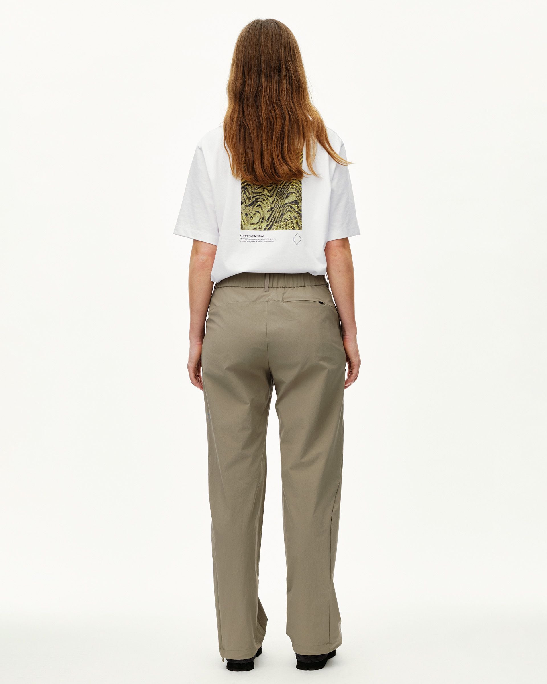 Womens Off-Race Tech Pants - Dusty Earth