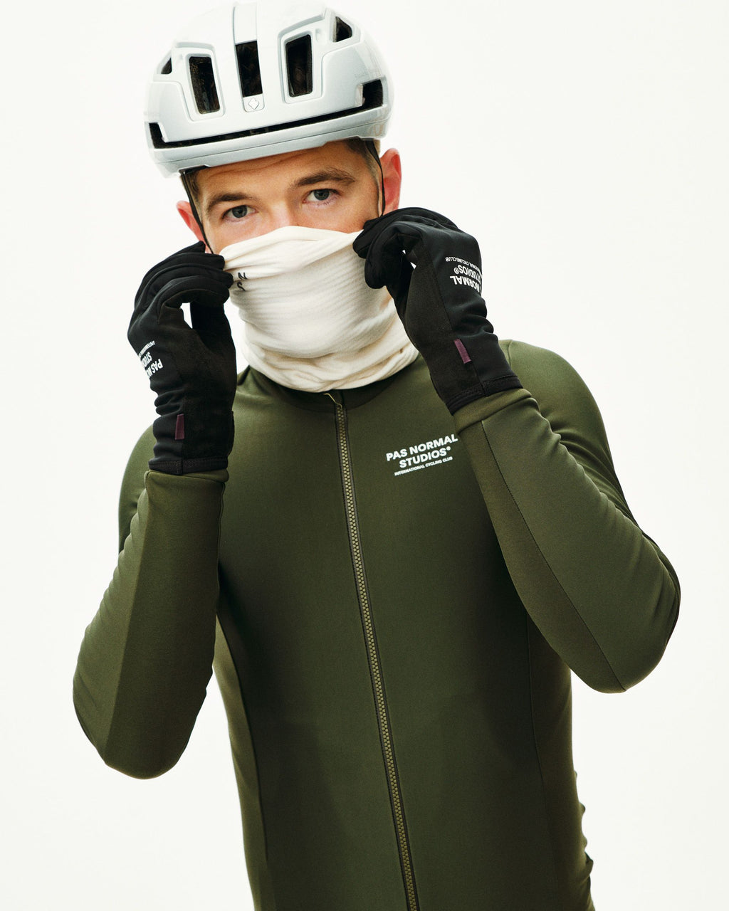 Logo Thermal Necktube - Off White