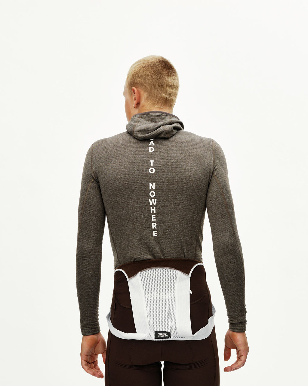 Thermal Hooded Windproof Baselayer - Dark Coffee
