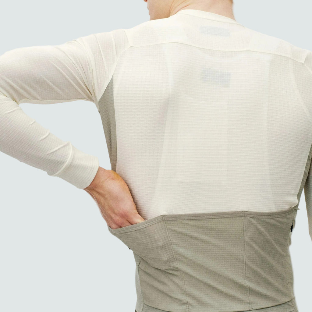 Mechanism Pro Long Sleeve Jersey - Off White / Light Grey